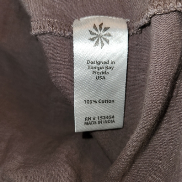 Caite Handmade Taupe Embroidered Bell Sleeve Top Size XL Stretch Boho Babydoll - Picture 8 of 10